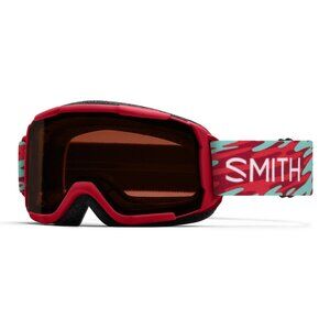 SMITH Daredevil Youth Snow Goggles with Carbonic-x Lens, Crimson Swirled, O/S